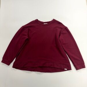 Orvis Maroon Crewneck Fleece Sweatshirt – Size XL